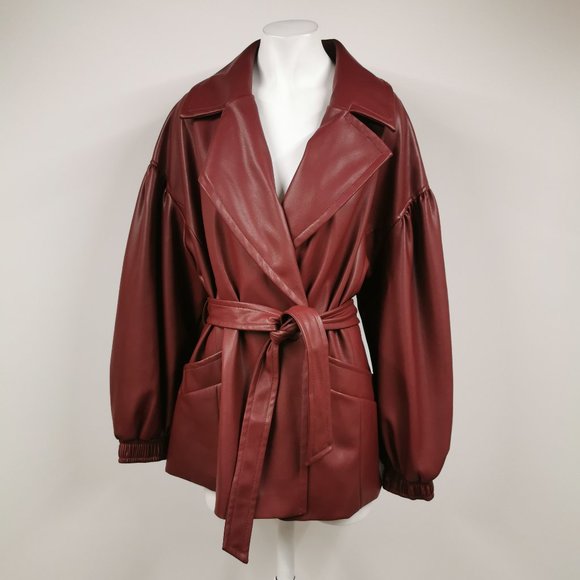 Zara Jackets & Blazers - Zara Puff Sleeve Belted Jacket